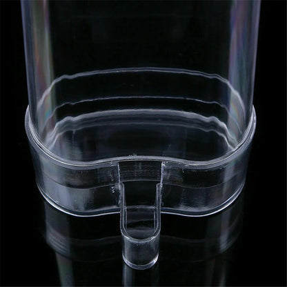 Parrot Bird Feeder Food Water Feeding Large Plastic Automatic Drinker Pet Parrot