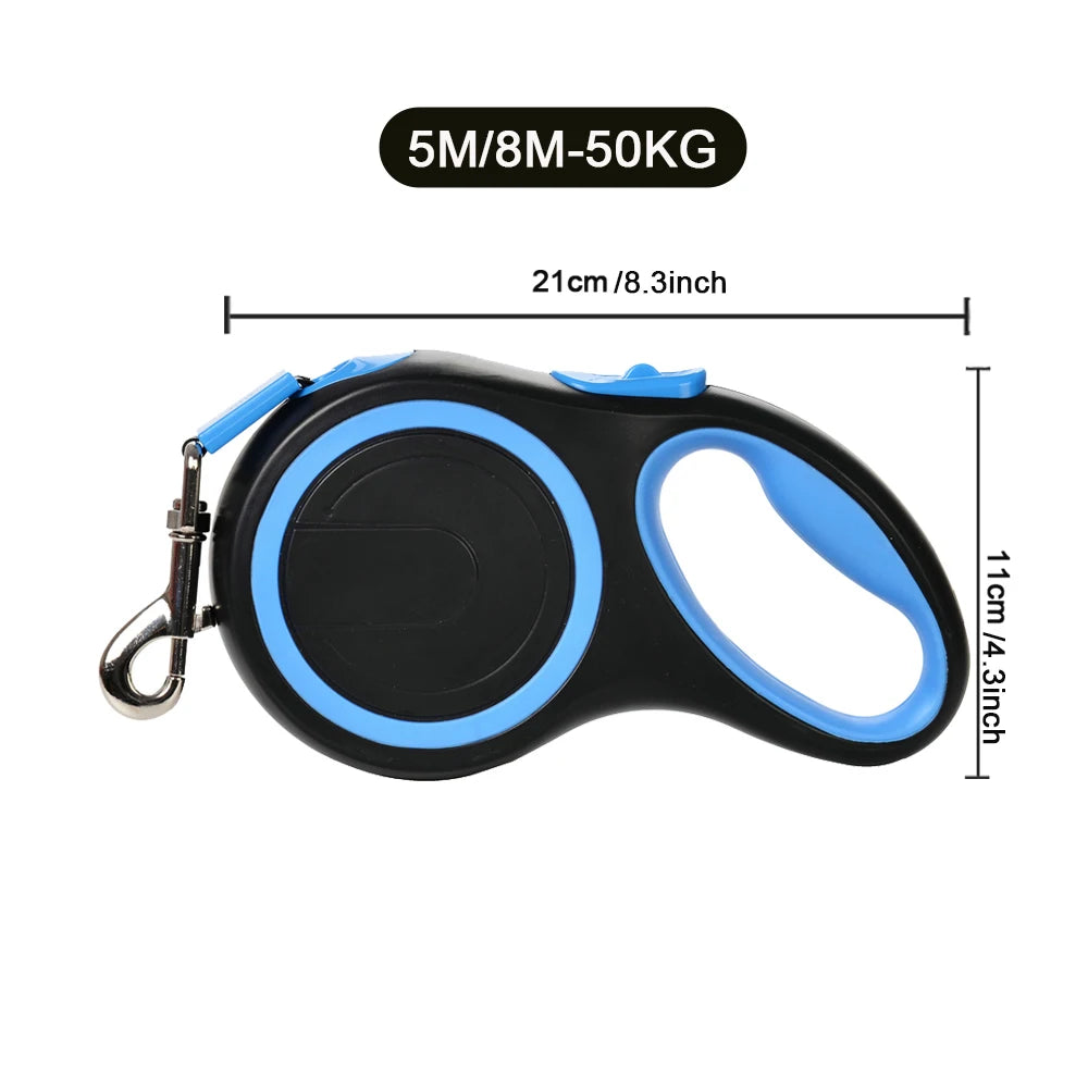 Automatic Retractable Big Dog Leash - different colors and lengths