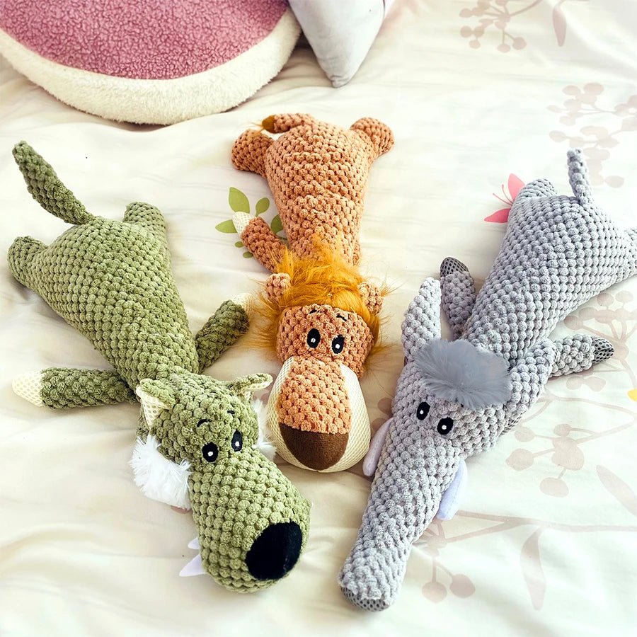 Large Dog Toy Bite-Resistant Sound Plush Toy