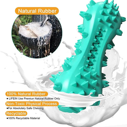 Durable Dog Chew Toys for Aggressive Chewers – Teeth Cleaning, Multiple Colors
